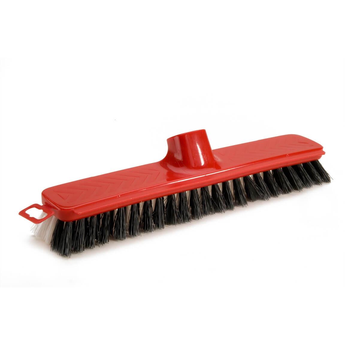 Aufnehmerschrubber, Kunststoff mit Gewinde und Schabekante, 27,5 cm | rot 