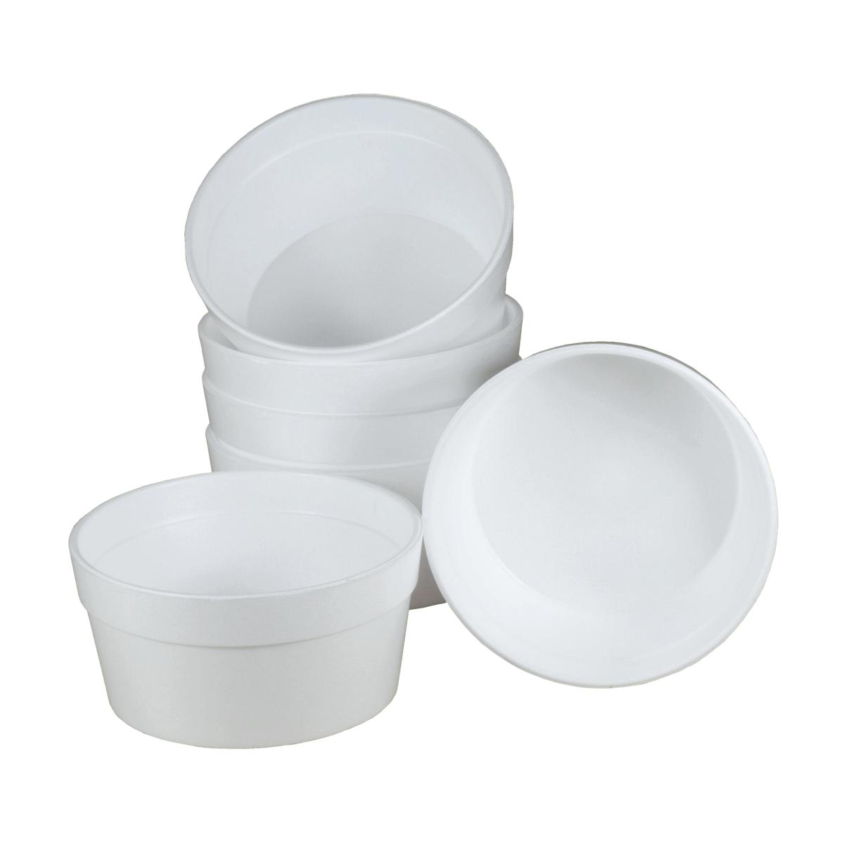 *Suppenbehälter Schaumpolystyrol 340 ml, Ø 114 mm, Höhe 57 mm | 600 Stück 
