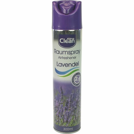 Raumduftspray Elina Clean Raum-Lufterfrischer 300 ml | Duft Lavendel 