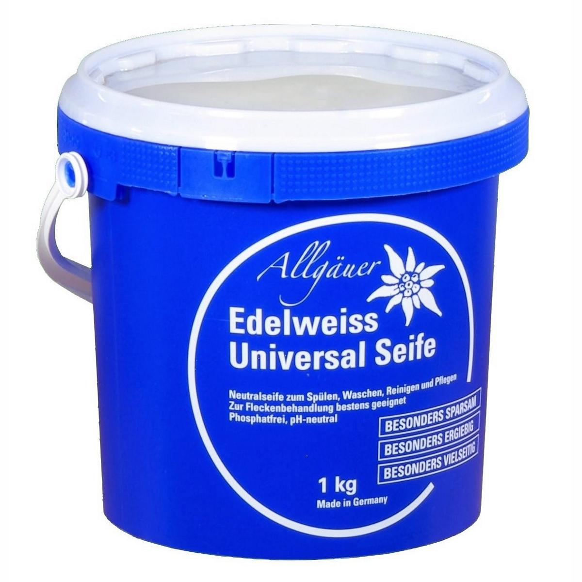 Edelweiß Universalseife Neutral-Waschcreme zum Reinigen und Spülen | 1 Liter