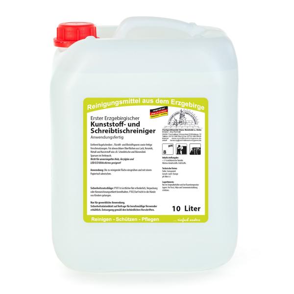 Erster Erzgebirgischer Kunststoff- und Schreibtischreiniger | 10 Liter 
