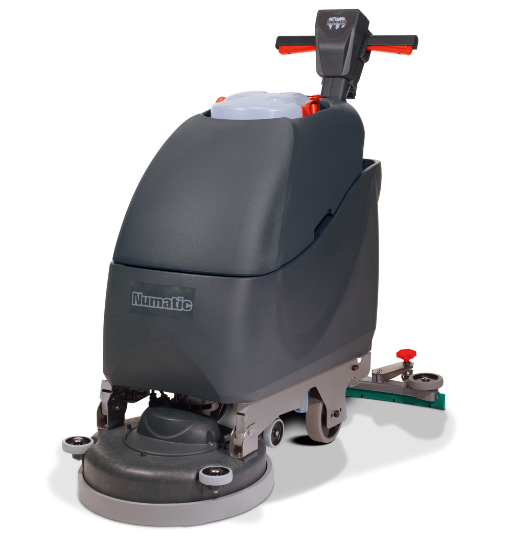 Batterie-Scheuersaugmaschine Numatic "TGB4045 mit PPN-Scheuerbürste" 0,6 mm Ø 450 mm, Batterie 2 x 12 V 100 Ah 