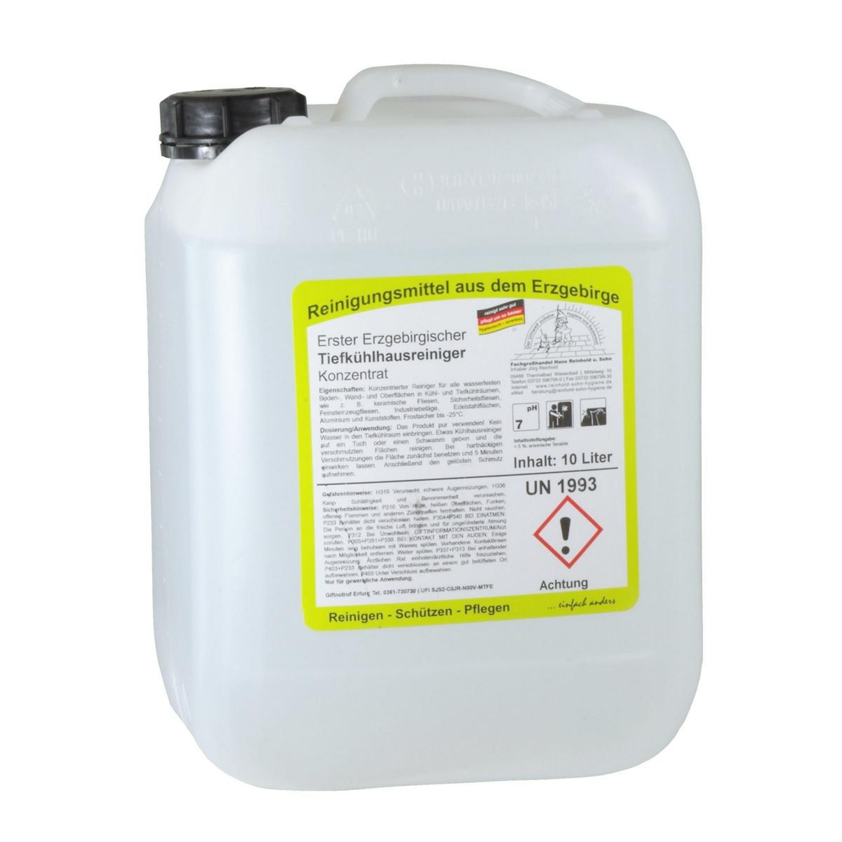 Erster Erzgebirgischer Tiefkühlhausreiniger | 10 Liter 
