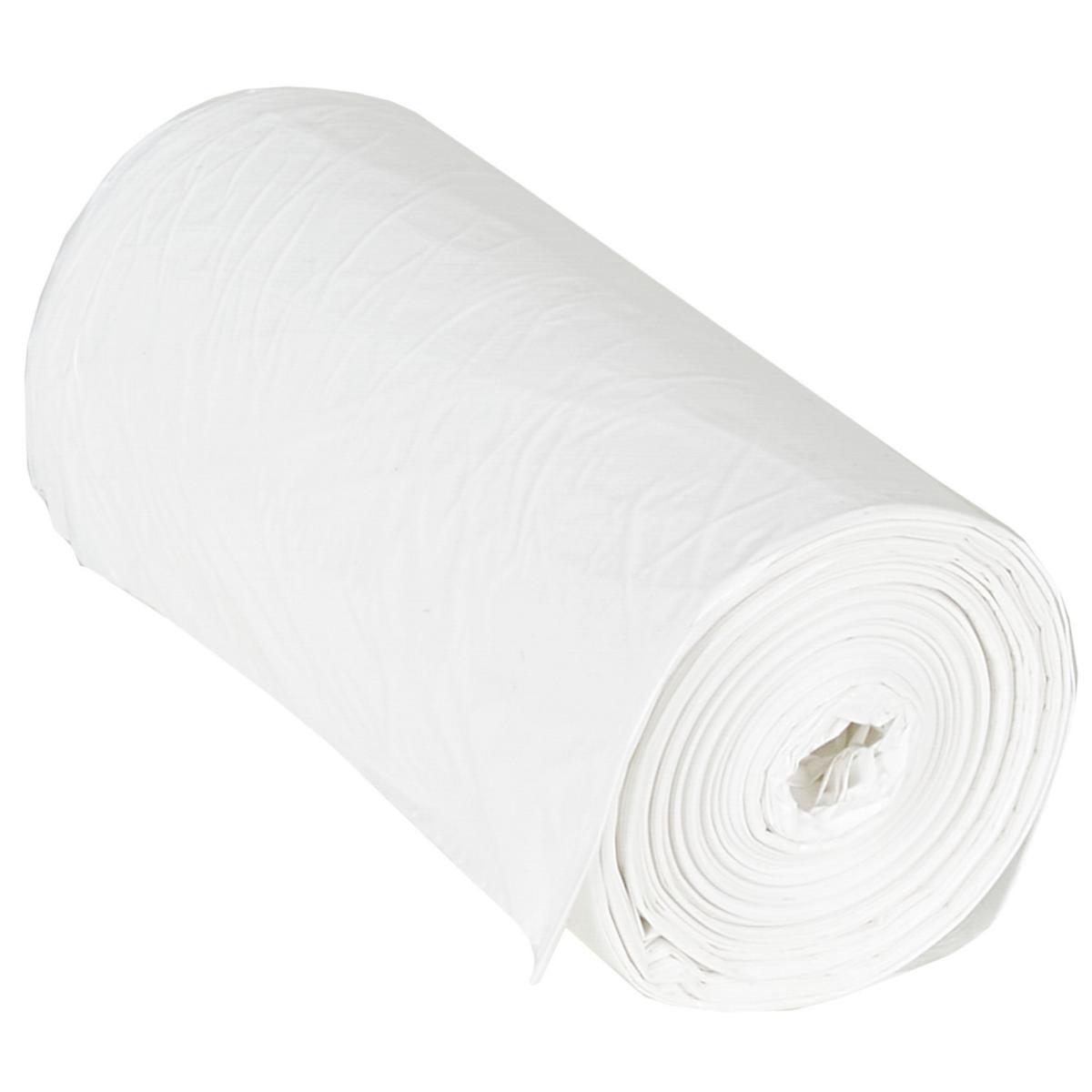 Müllbeutel  30 Liter, 11 µ, LDPE  weiß, 500 x 600 mm | 50 Beutel/Rolle