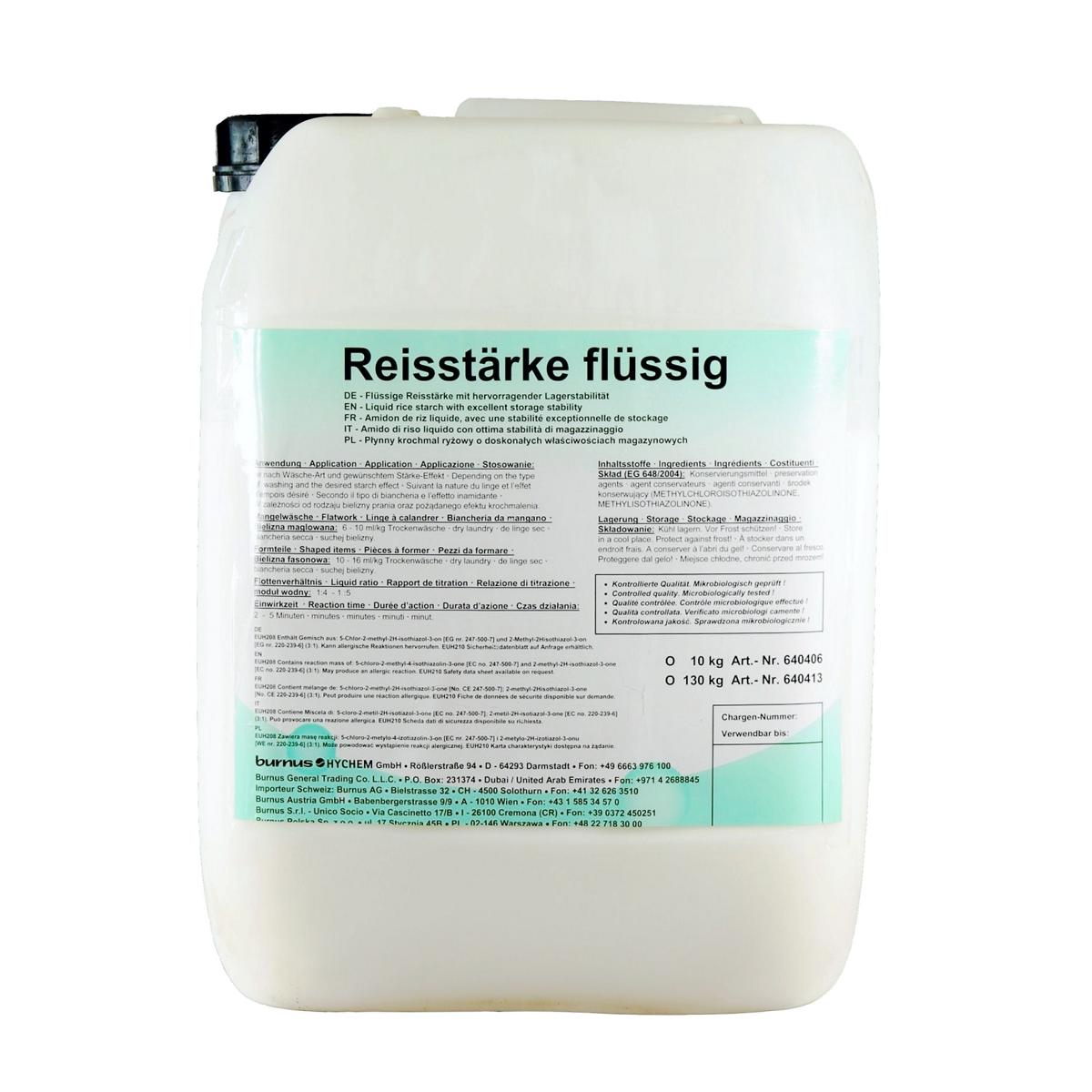 Reisstärke flüssig | 10 Liter 
