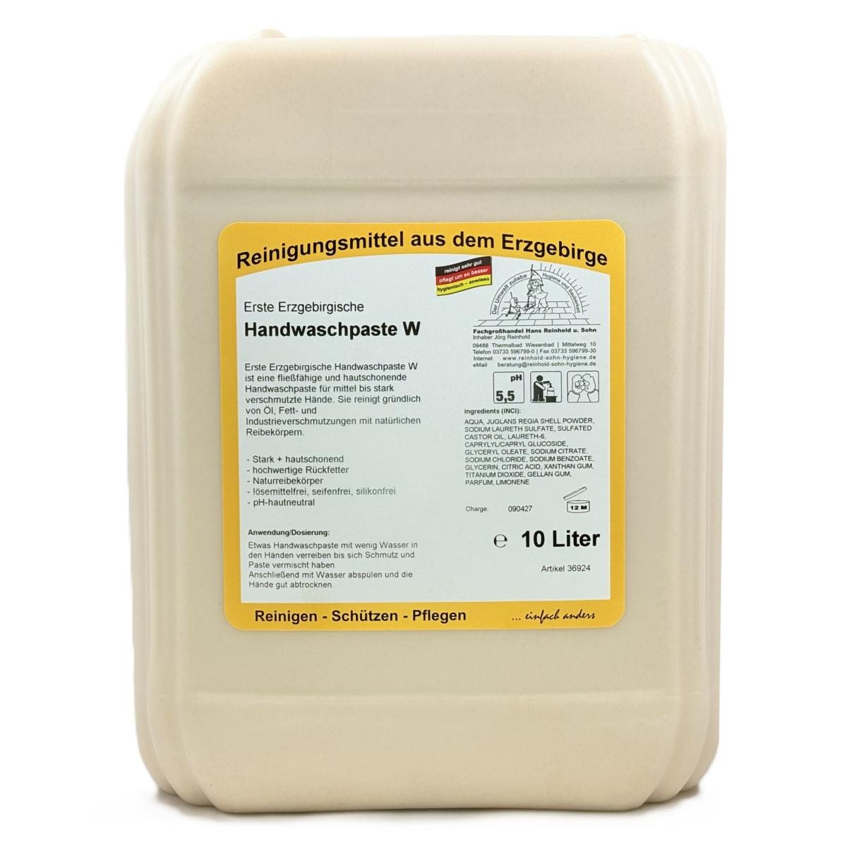 Erste Erzgebirgische Handwaschpaste W | 10 Liter 
