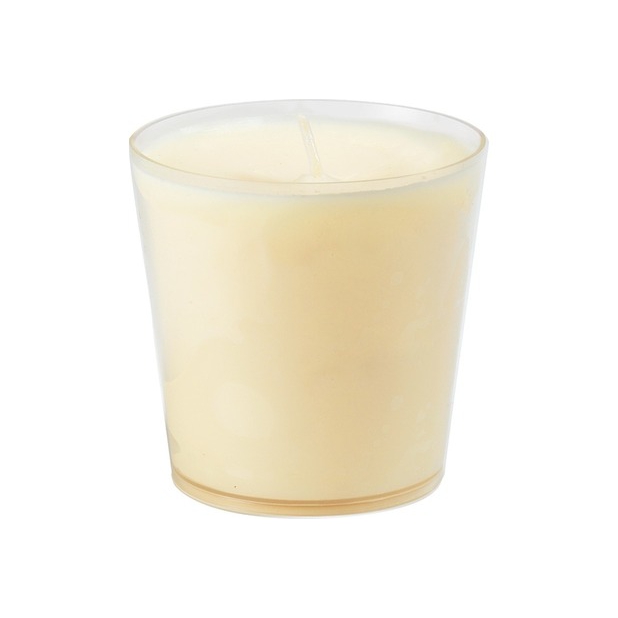 Kerze "Switch & Shine" Nachfüller für Kerzenhalter, 65 x 65 mm, 30 h Brenndauer | 12 Stück Cream