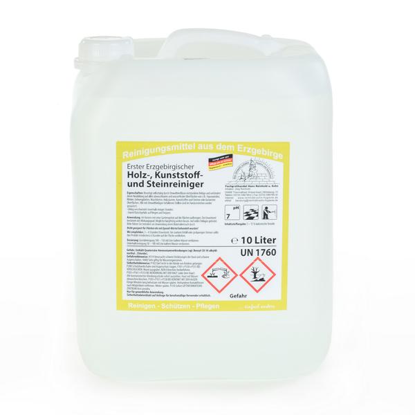 Erster Erzgebirgischer Holz-, Kunststoff- und Steinreiniger | 10 Liter 

