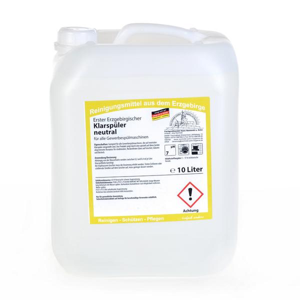 Erster Erzgebirgischer Klarspüler Neutral | 10 Liter 
