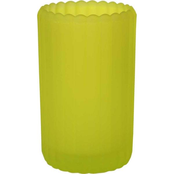 Kerzenhalter "Patio" Glas gefrostet, 125 x 75 mm (Ø innen) | 12 Stück Kiwi
