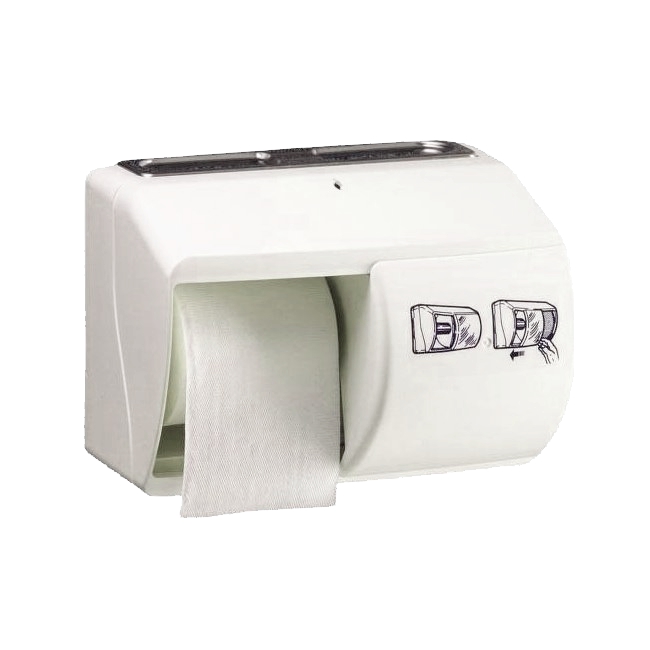 Toilettenpapier-Rollen-Spender für 2 Rollen 
