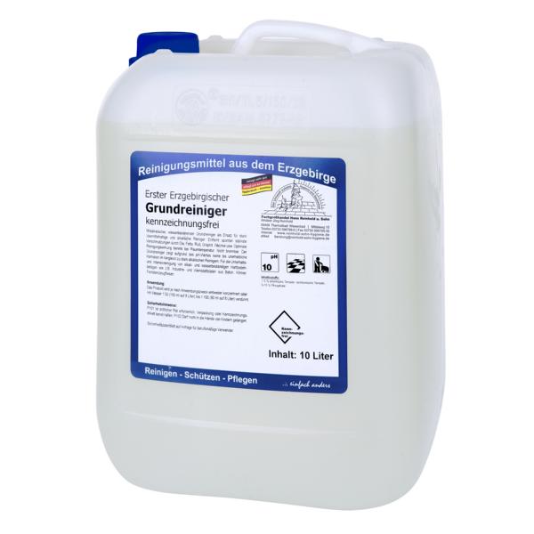Erster Erzgebirgischer Grundreiniger kennzeichnungsfrei | 10 Liter 
