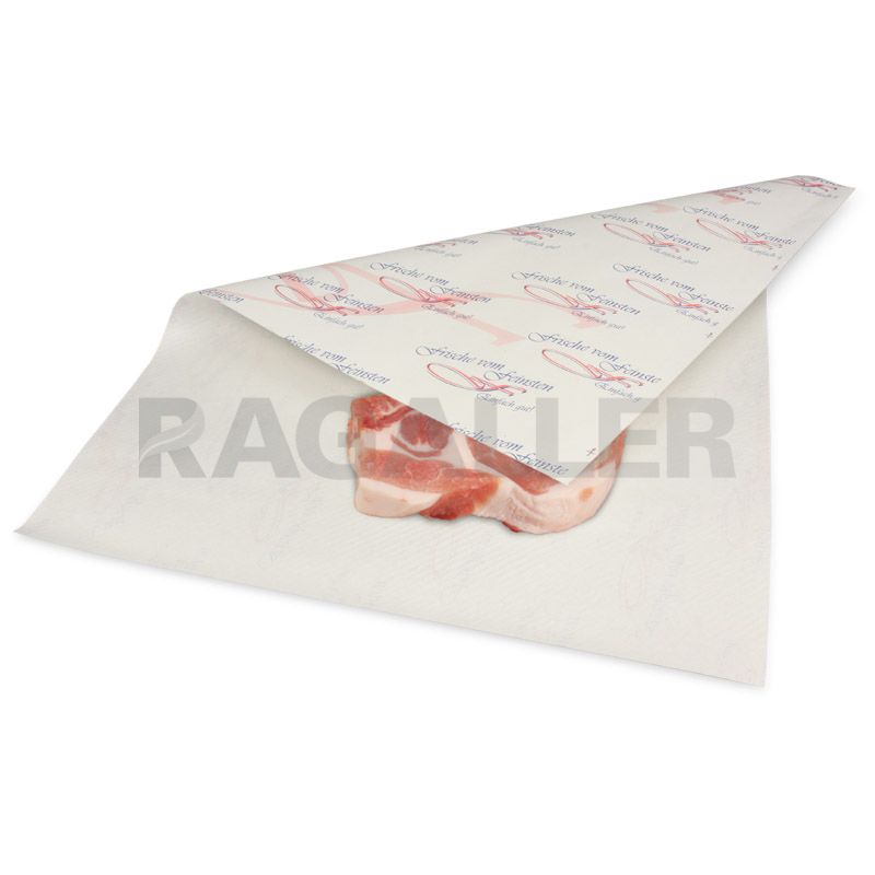 *Einschlagpapier, fettdicht, Frischpack (Edelpack), 37 x 50 cm, 1/4 Bogen | 12,5 kg 
