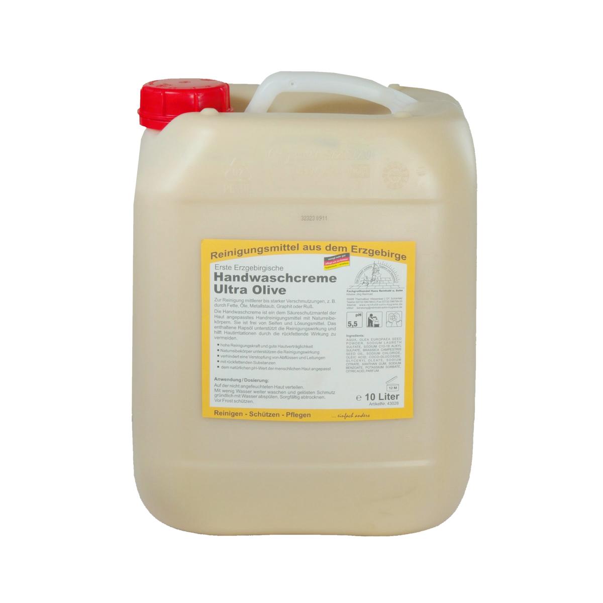 Erste Erzgebirgische Handwaschcreme Ultra Olive | 10 Liter 
