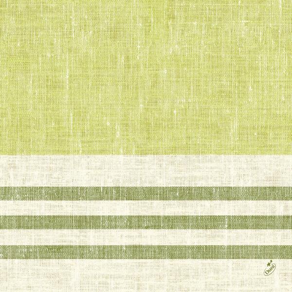 DUNI Zelltuch-Servietten 40 x 40 cm, 3-lagig, 1/4 Falz, 250 Stück/Pack | mit Motiv Raya Kiwi 