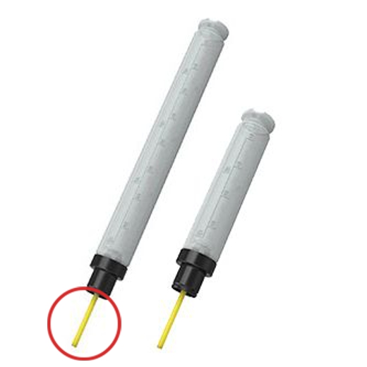 erGO! Ausgabeschlauch transparent, Set=5 Schläuche | FADTS 
