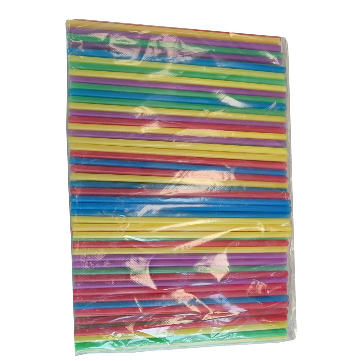 Trinkhalme/Strohhalme, Kunststoff 25 cm "Jumbo", farbig sortiert | 200 Stück
