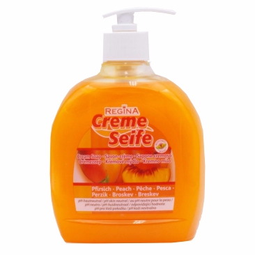 REGINA Cremeseife, 500 ml Spenderflasche | Pfirsich 