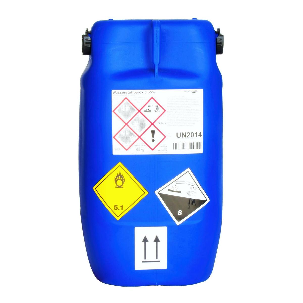 Wasserstoffperoxid 35-prozentige Lösung | 65  kg (+ Pfandgebühr Artikel ||99971||) 
