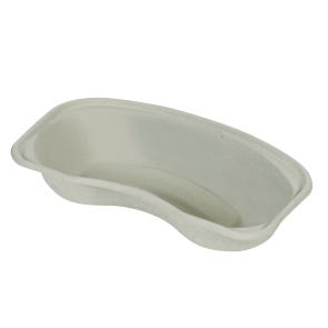 Nierenschalen Einweg Faserstoff/Pappe 252 x 150 x 40 mm, grau | 300 Sück 