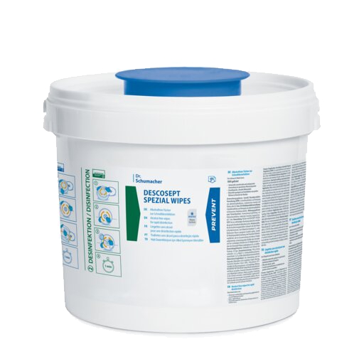 Descosept Spezial Wipes Vliestuchspendereimer mit 100 Tüchern 

