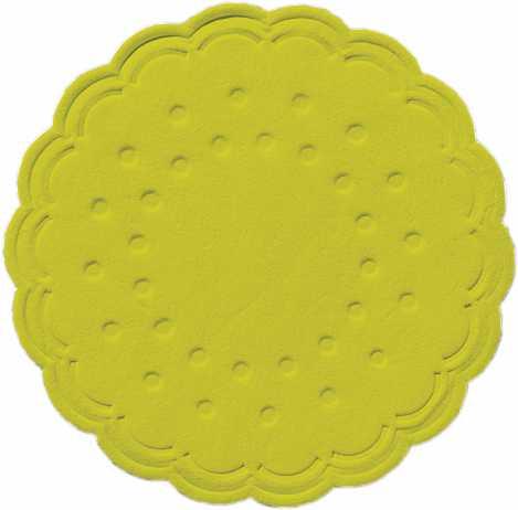 Tassendeckchen, Zelltuch-Untersetzer Ø 7,5 cm, 8-lagig, Kiwi | 250 Stück 