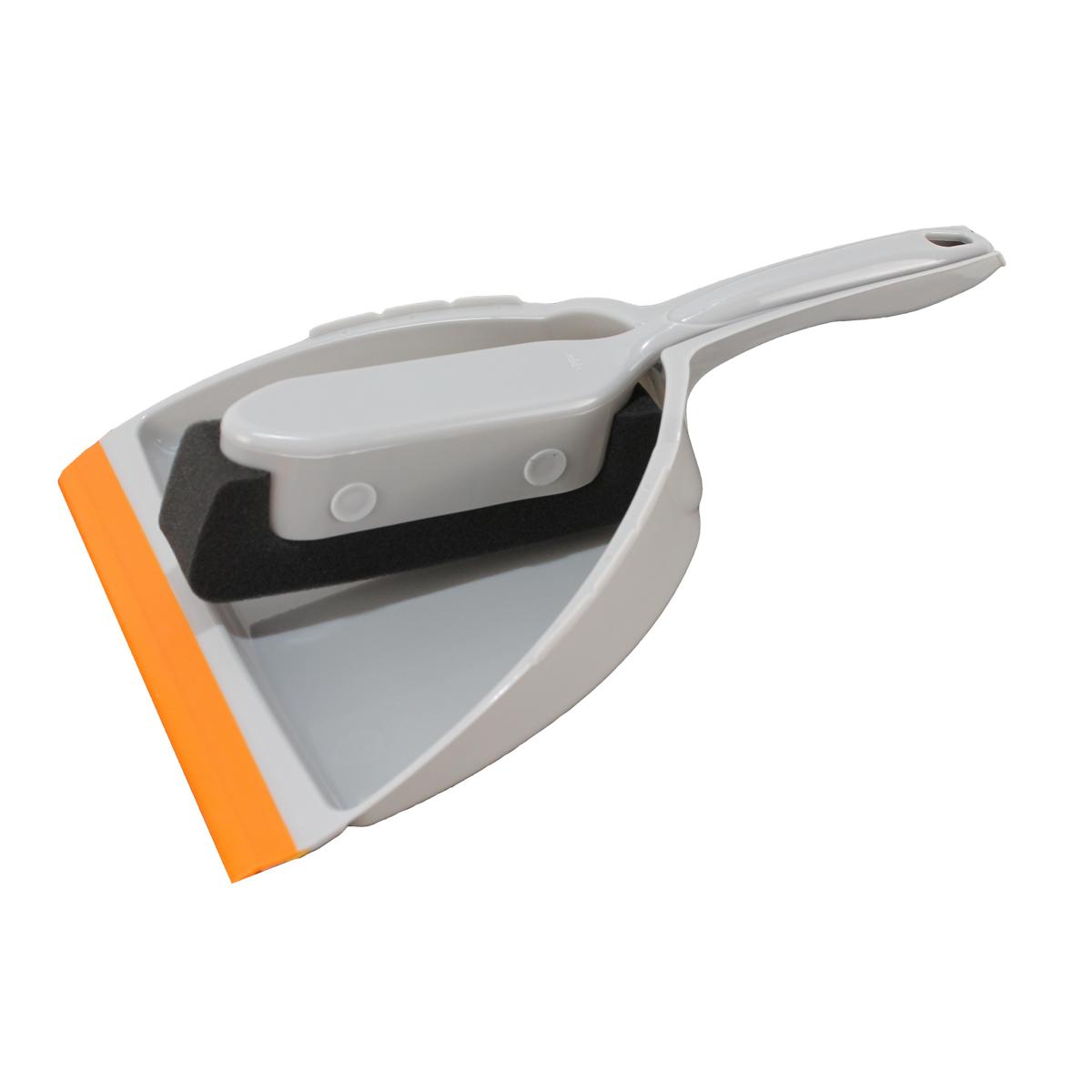 Kehrgarnitur Schaumstoffkehrgarnitur | verschiedene Farben: pink, hellblau 
