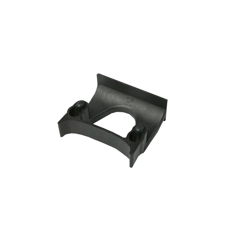 Geräte-Halter farbig, groß Ø 28 - 38 mm | schwarz 
