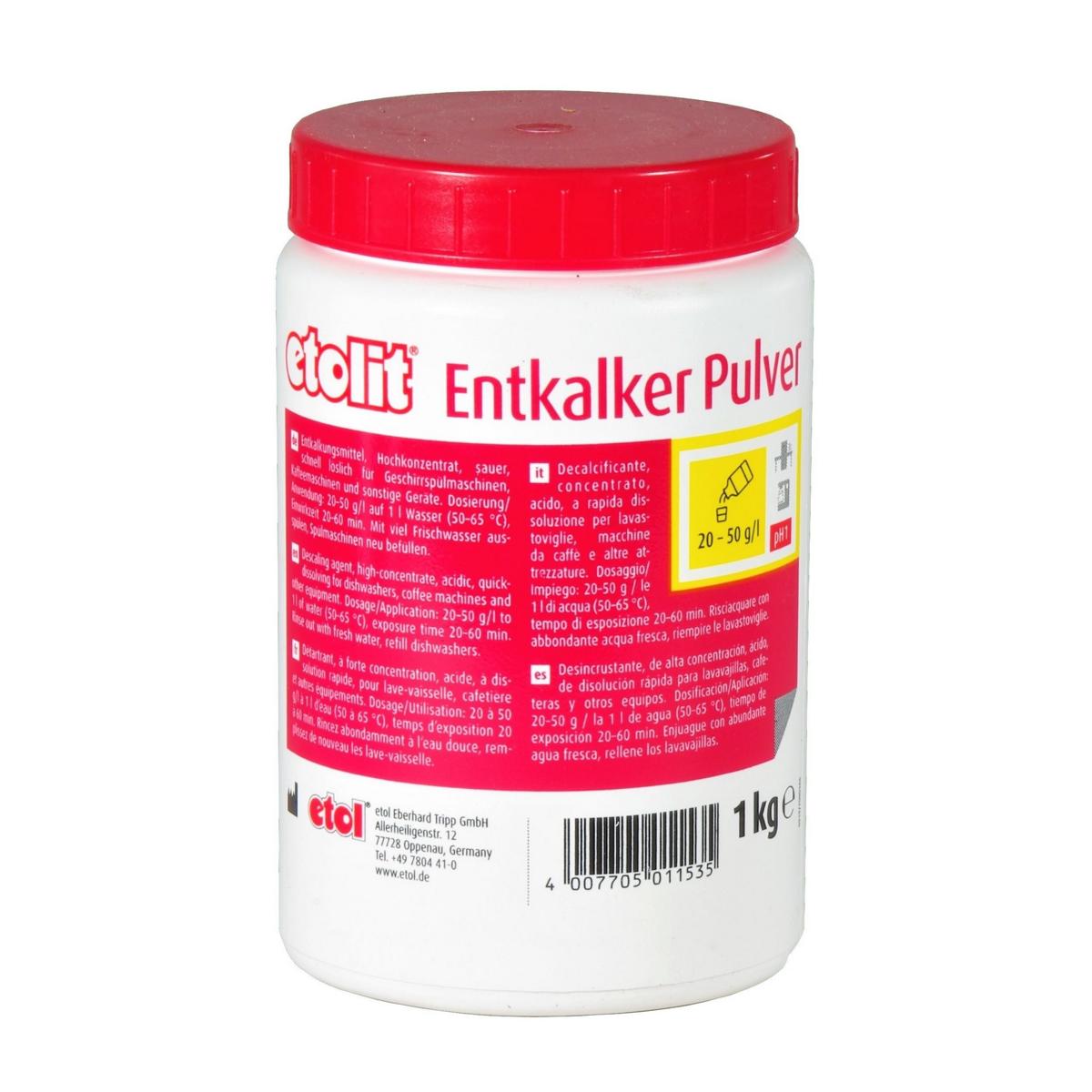 etolit Entkalker Pulver |  1 kg 
