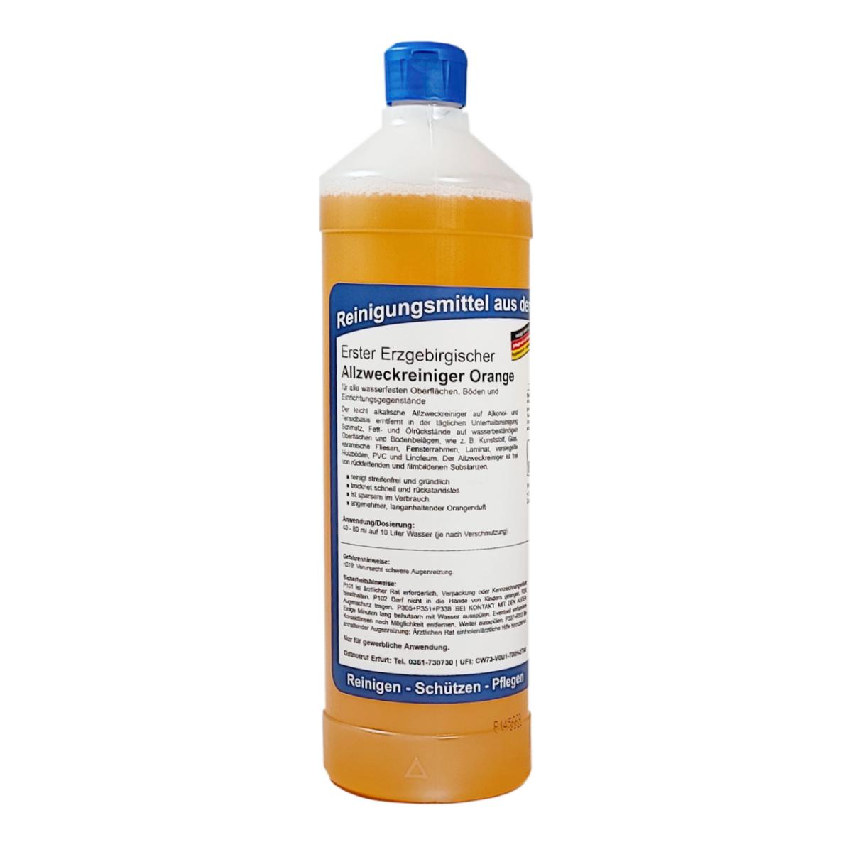 Erster Erzgebirgischer Allzweckreiniger Orange | 1 Liter 
