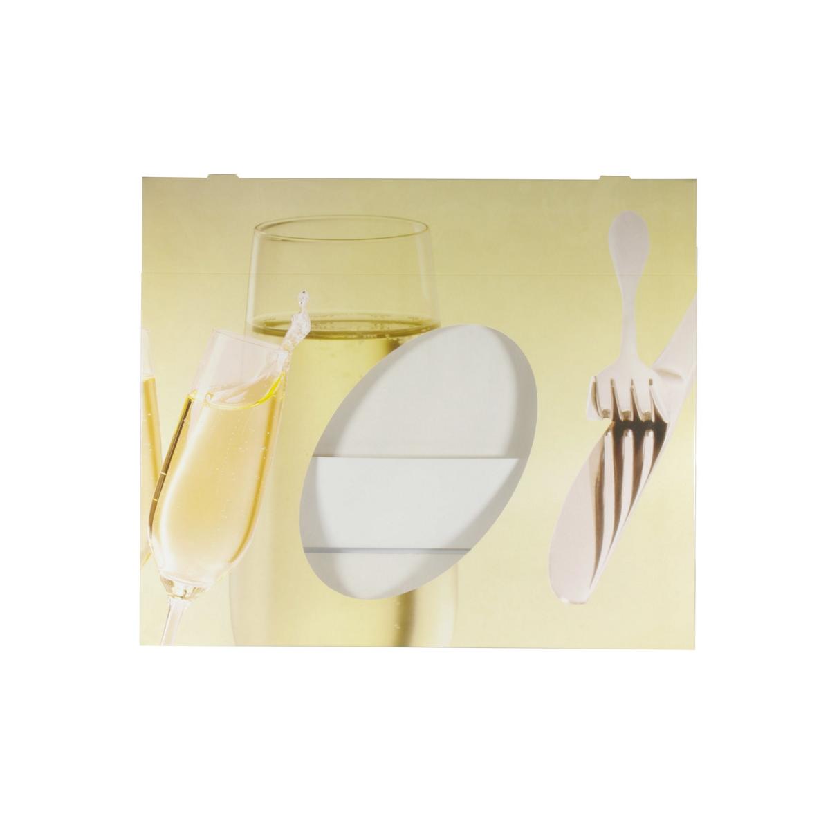 *Transportkarton für Alu-Party-Platte mittel,  460 x 310 x 80 mm 