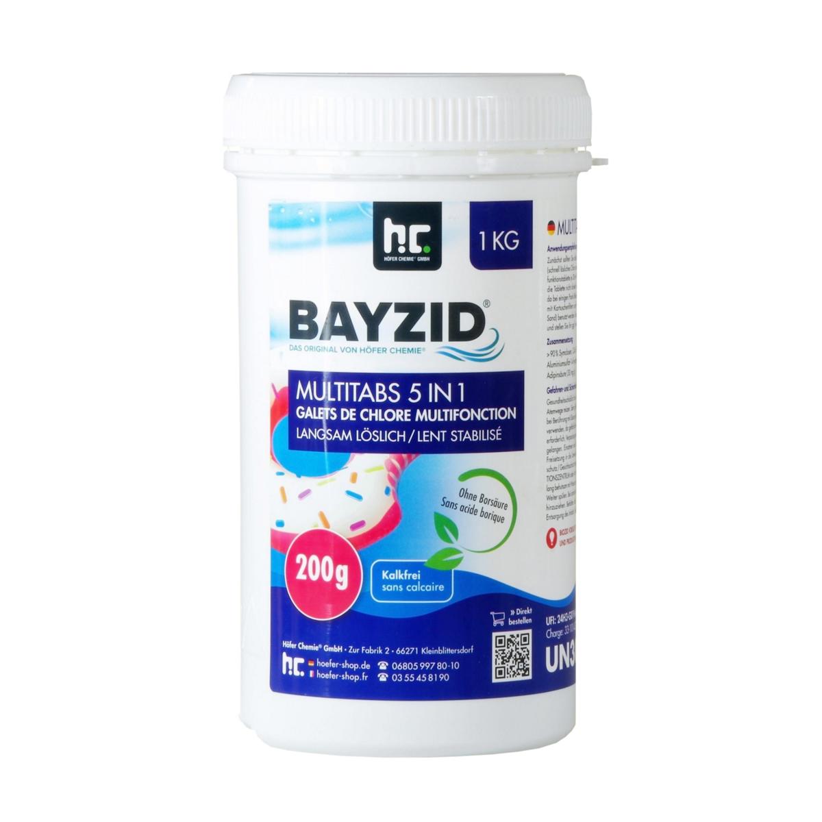 Bayzid® Multitabs 200g 5in1 | 1 kg Dose 
