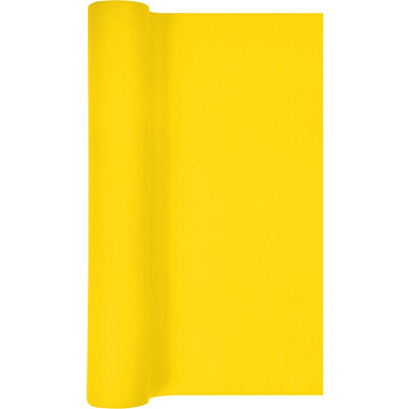 HOME FASHION Tischläufer Airlaid  0,40 m x 4,90 m | Uni gelb