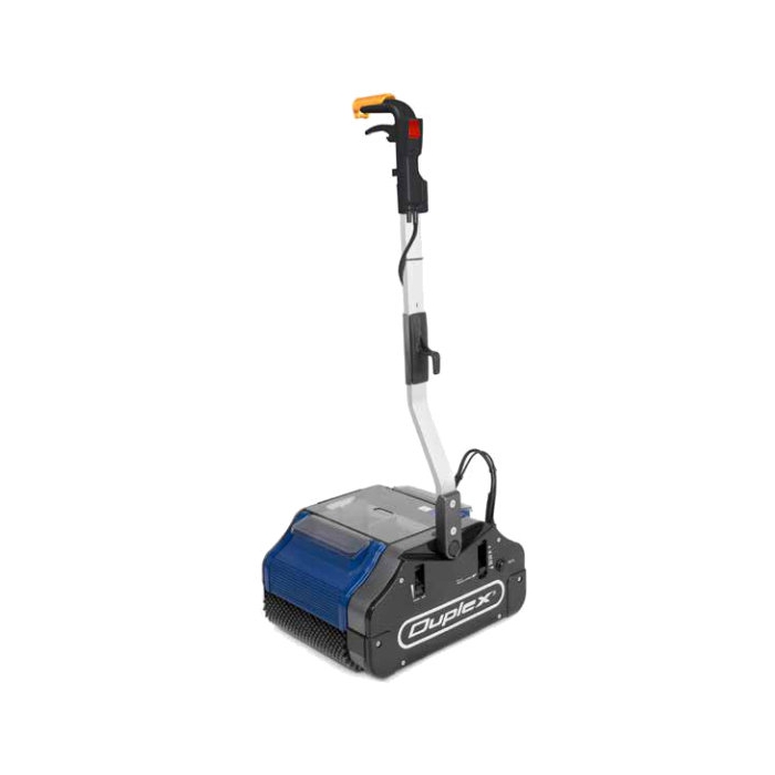 Bürstenwalzenmaschine Duplex D340 AC | schwarz / blau 