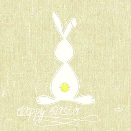 DUNI Zelltuch-Servietten 33 x 33 cm, 3-lagig, 1/4 Falz, 50 Stück/Pack | mit Motiv Fred 
