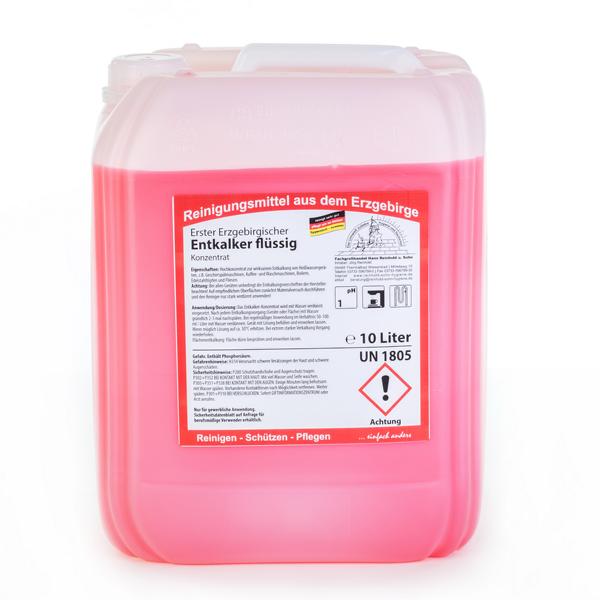 Erster Erzgebirgischer Entkalker flüssig | 10 Liter 
