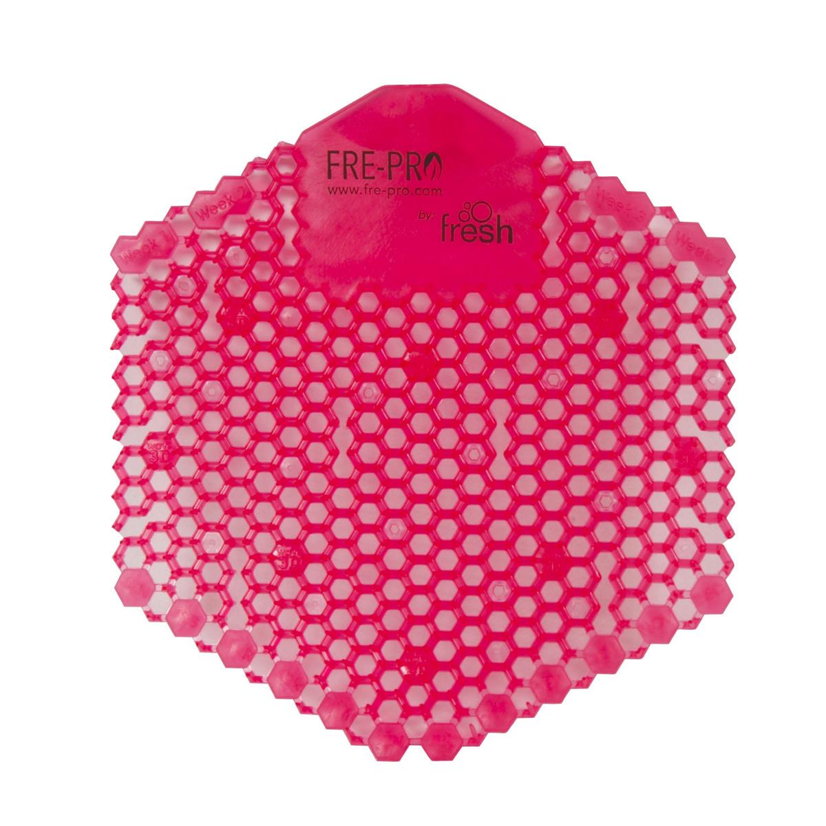 Urinalsieb "Wave" | Duft Kiwi Grapefriut (rot)
