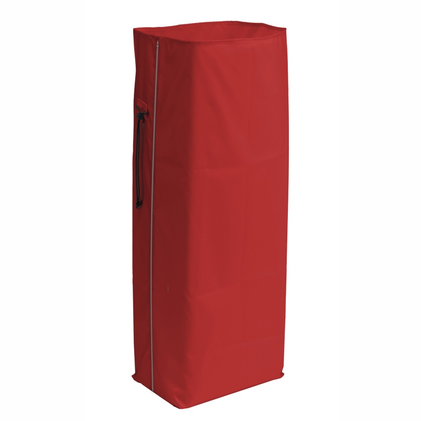 Entsorgungssack 70 Liter mit Reißverschluss und Kordel | rot 
