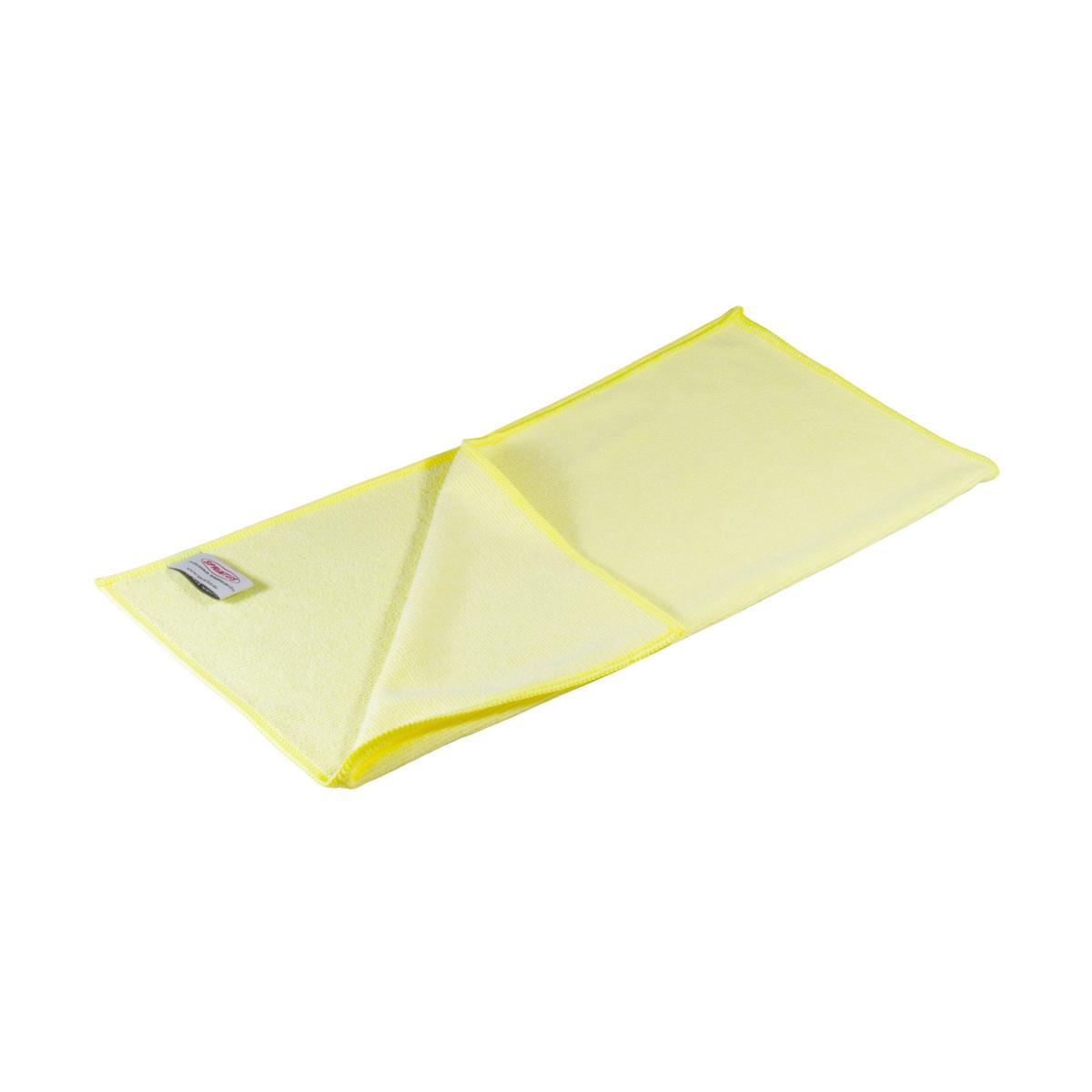 Mikrofasertuch "Rainbow Pro", 40 x 40 cm, 340 g/m², gelb | 5 Tücher 