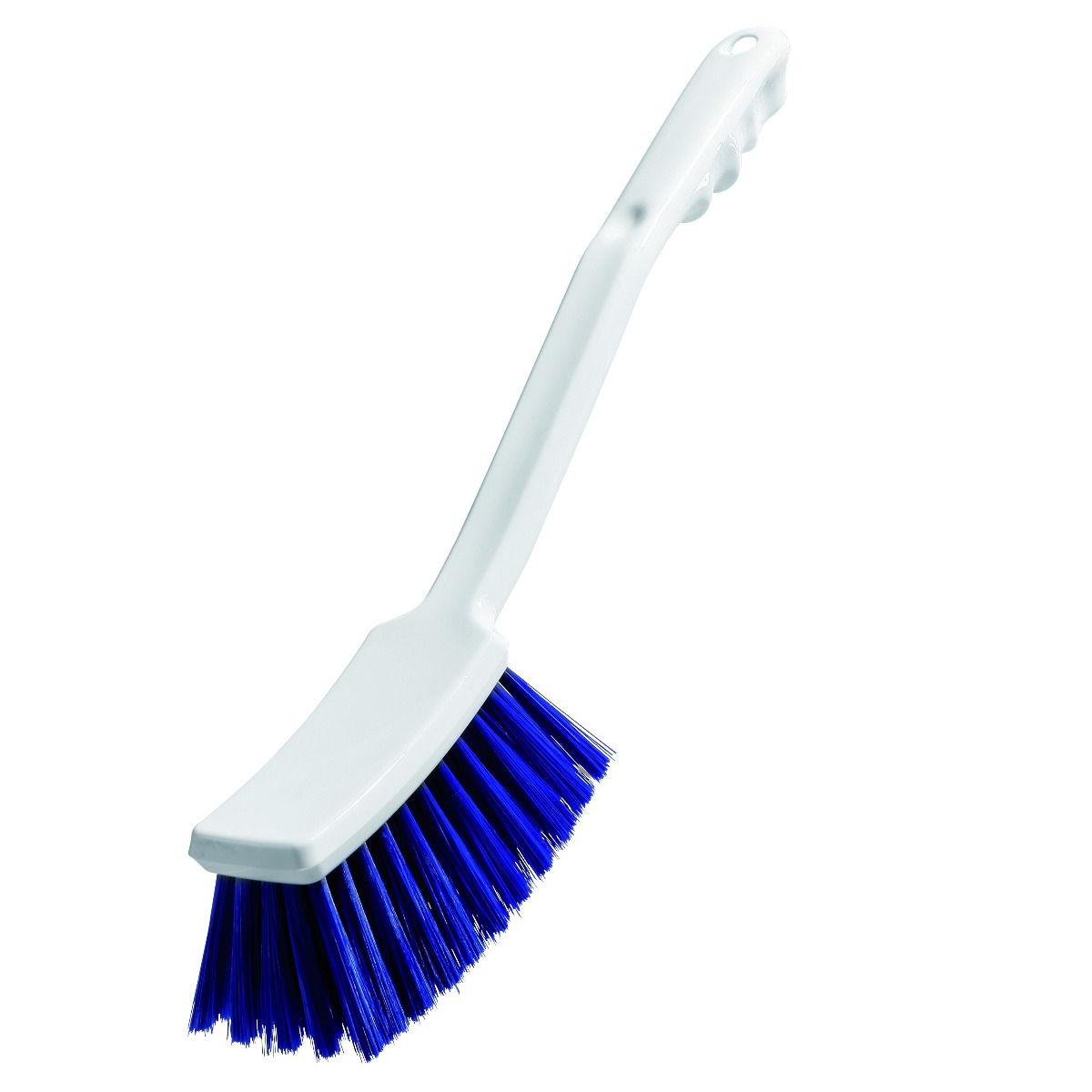 Hygiene-Stielbürste lang | weiß 
