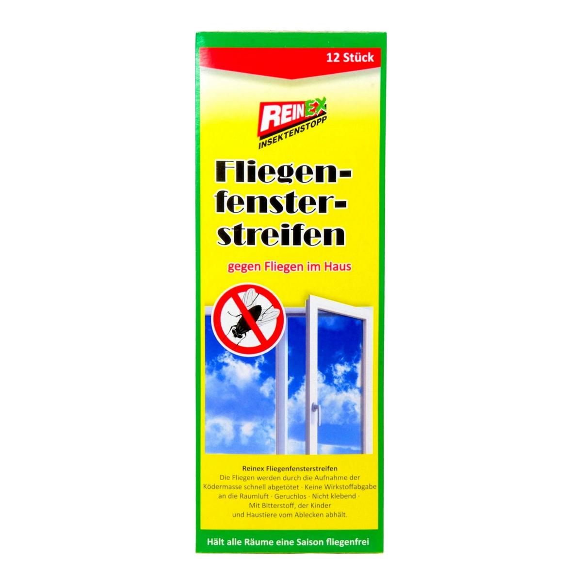 Fliegenfensterstreifen | 12 Stück 