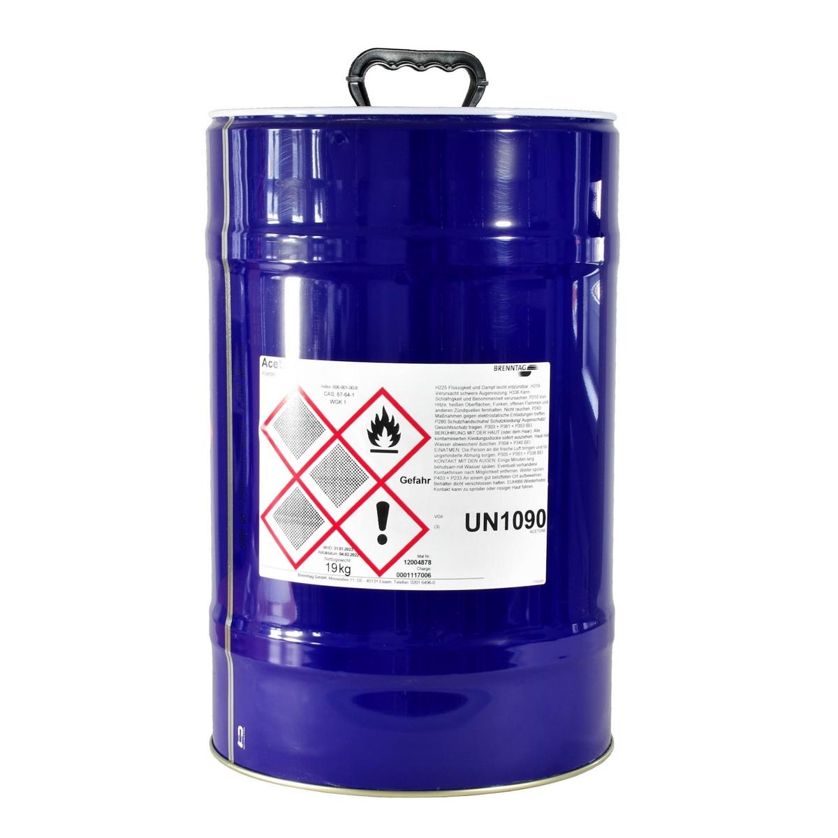 Aceton, chemisch rein | 25 Liter Kanister (19 kg)  
