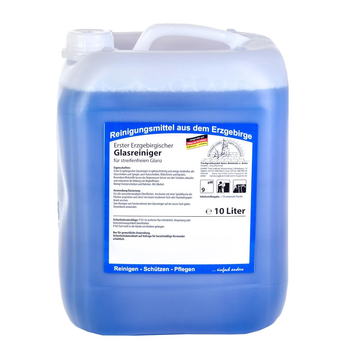 Erster Erzgebirgischer Glasreiniger | 10 Liter 
