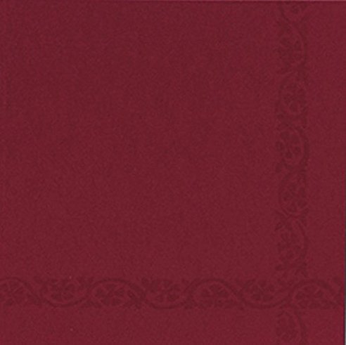 Dunicel Servietten 32 x 32 cm, 40 Stück/Pack | Celine bordeaux 
