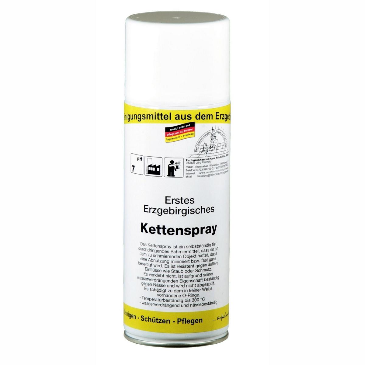 Erstes Erzgebirgisches Kettenspray | 400 ml Spraydose 
