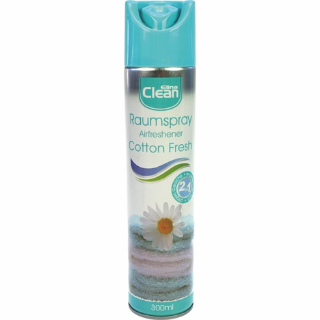 Raumduftspray Elina Clean Raum-Lufterfrischer 300 ml | Duft Cotton Fresh 
