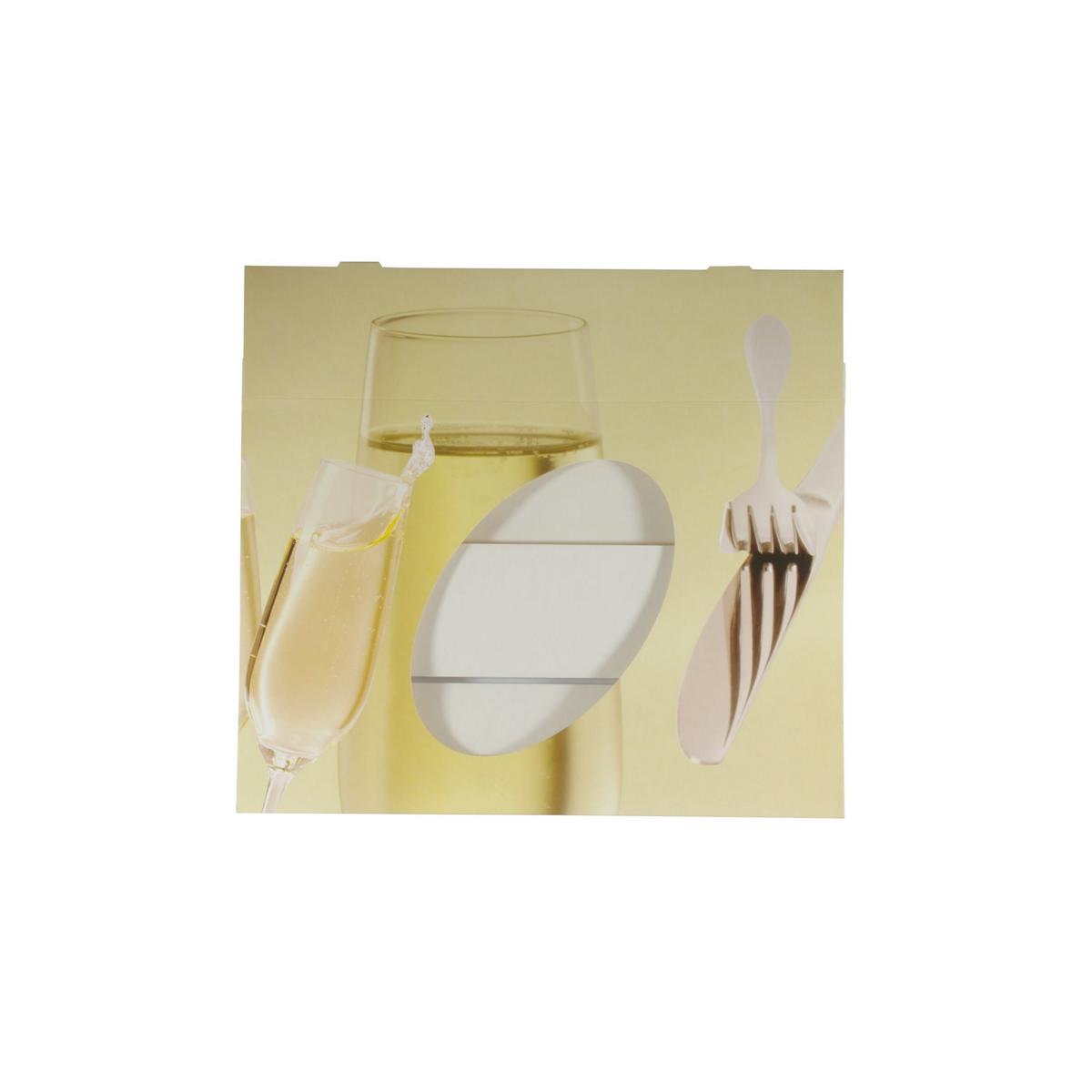 *Transportkarton für Alu-Party-Platte klein,  360 x 250 x 80 mm 