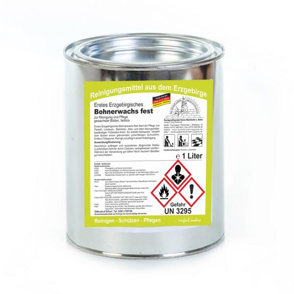 Erstes Erzgebirgisches Bohnerwachs fest |  1 Liter 
