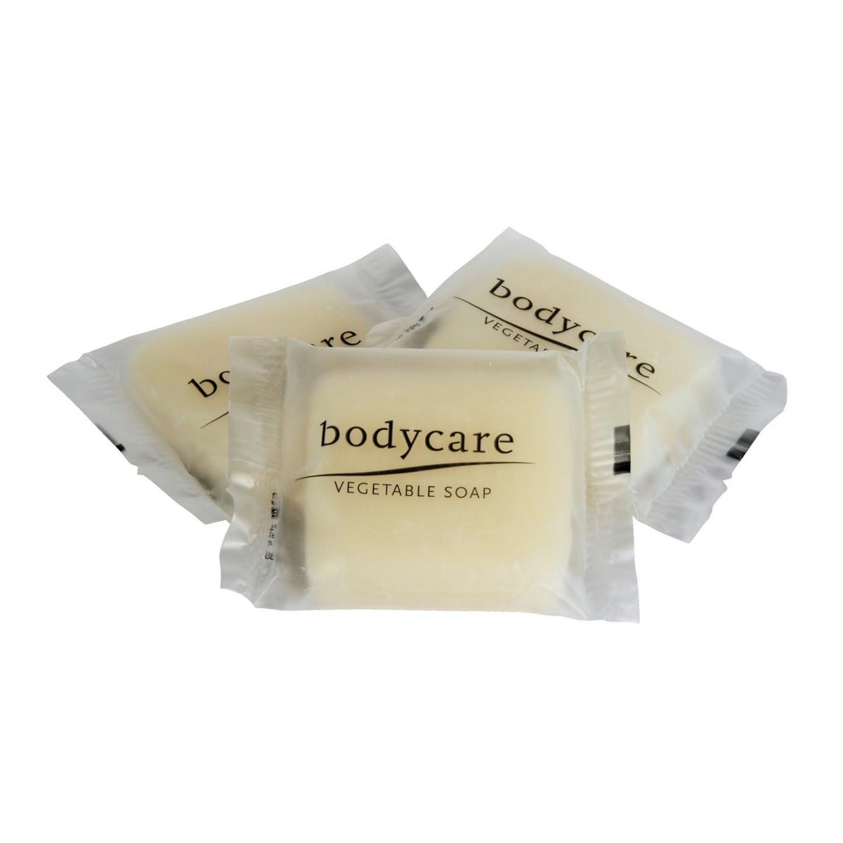 Hartseife, weiss quadratisch, 20 g im Flowpack Bodycare | 400 Stück 
