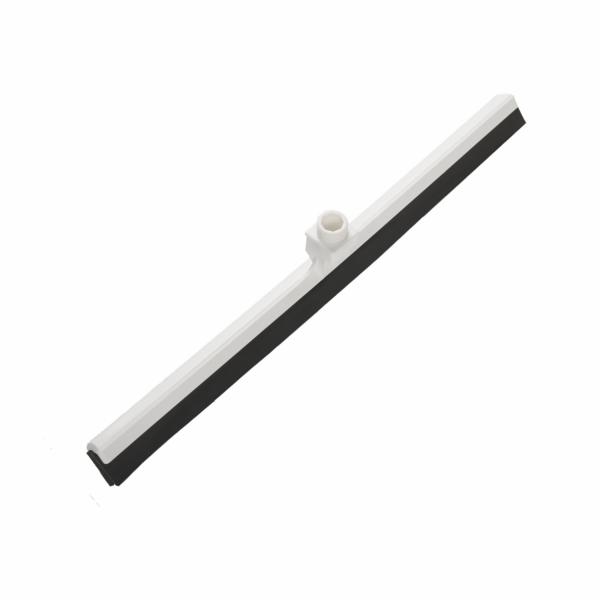 Wasserschieber/Bodenwischer/ zweilippig, schwarz mit Wechselprofil | 62 cm 
